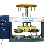 Hand Press Double Dies Paper Plate Making Machine