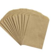 Size (7″x10″) Brown Kraft Paper Pouch (1000 Pcs)